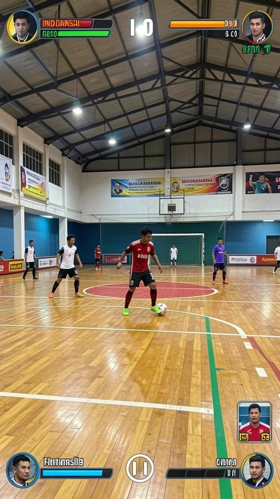 Screenshot aksi karakter dalam misi yang menegangkan.