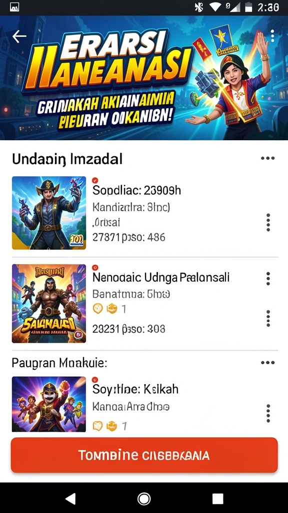 Screenshot dari dunia terbuka yang menakjubkan.