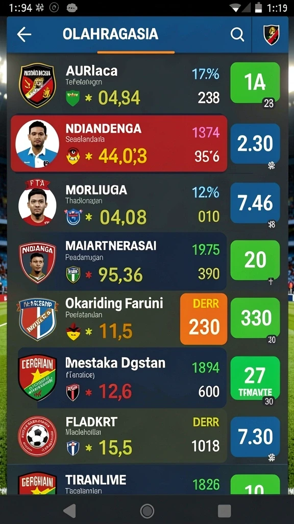 Pemandangan level yang indah dan menantang.
