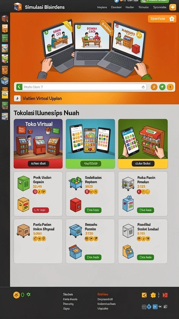 Gameplay seru dengan berbagai pilihan mode permainan.