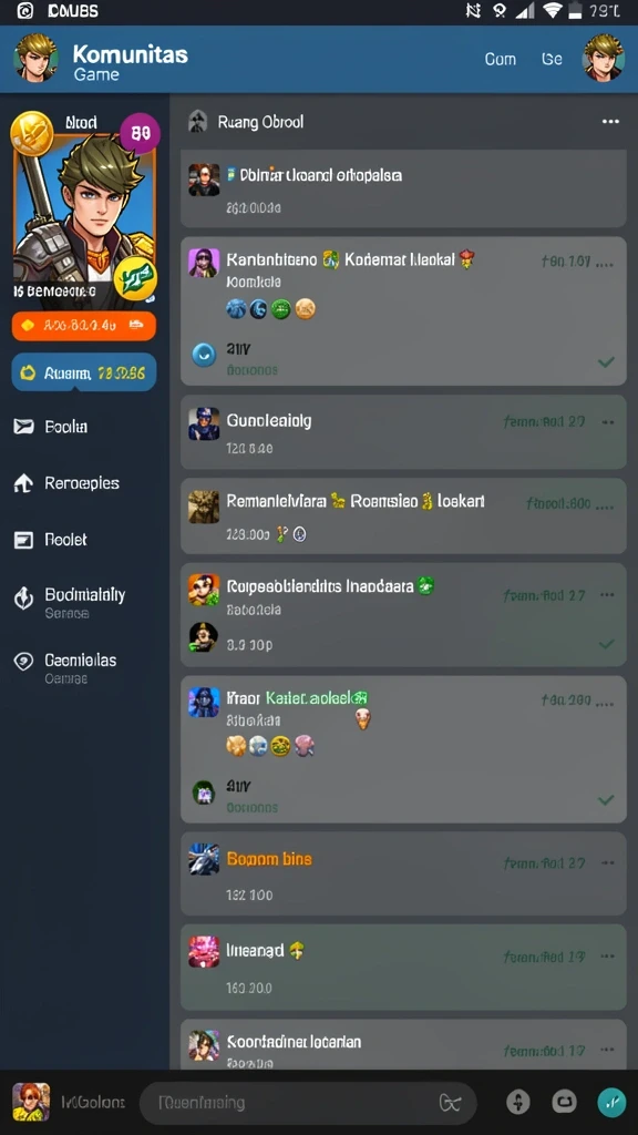 Contoh item khusus yang bisa digunakan di game.