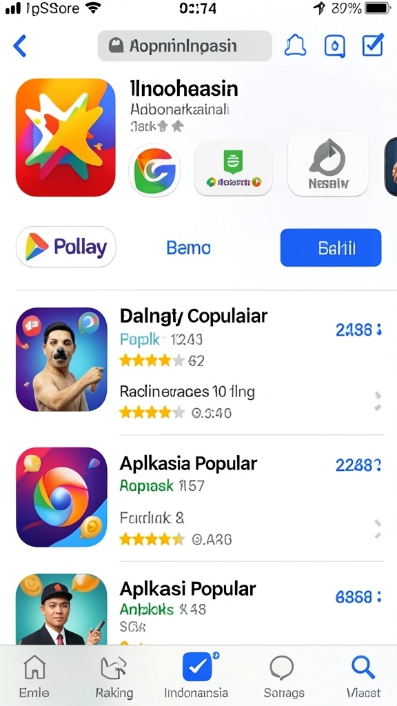 Banyak pilihan template yang menarik.
