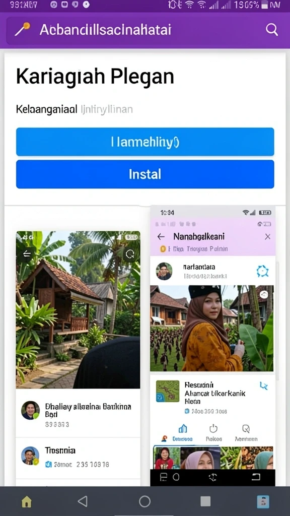 Tampilan level awal yang menakjubkan dan penuh warna.