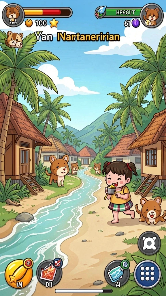 Tangkapan layar DEWIHOKI menunjukkan mode multiplayer yang seru.