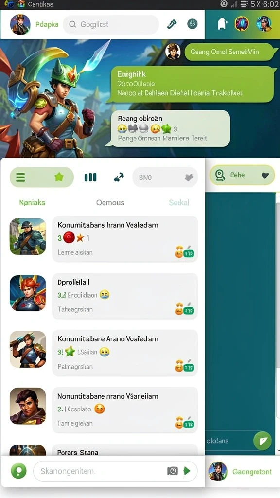 Screenshot menunjukkan tampilan gameplay yang menarik.