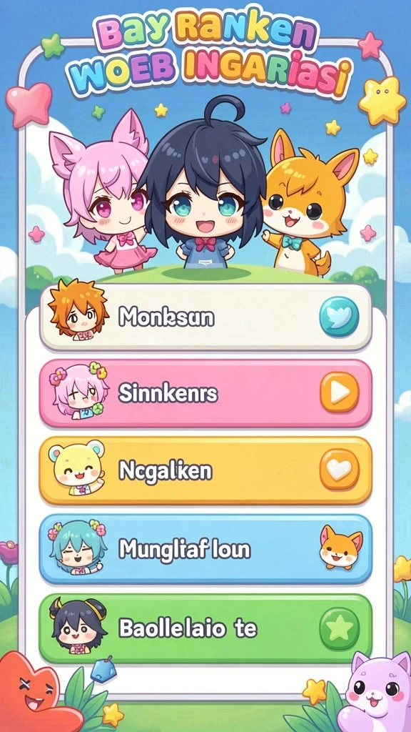 Beragam karakter menarik untuk dipilih.
