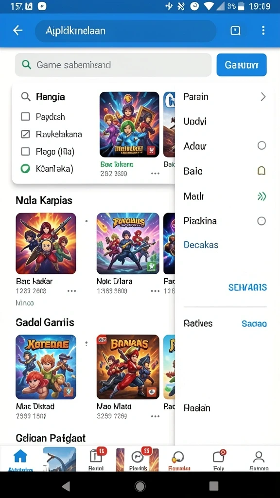 Screenshot menunjukkan karakter-karakter yang unik dan menarik.