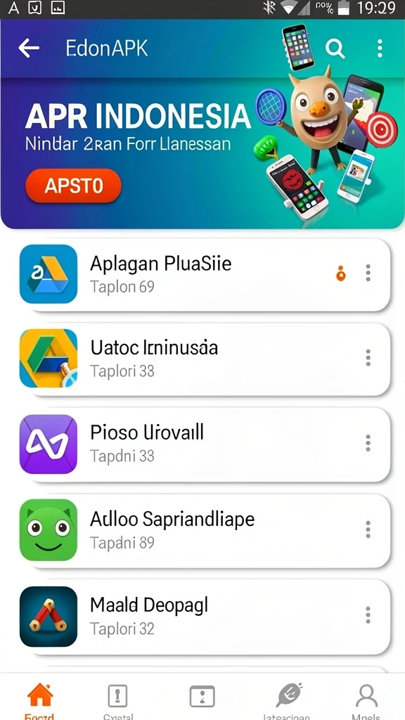 Tampilan antarmuka yang menarik dan user-friendly.