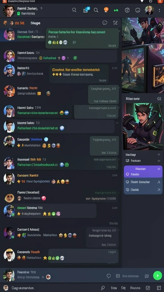 Tampilan permainan yang memukau dan penuh warna.