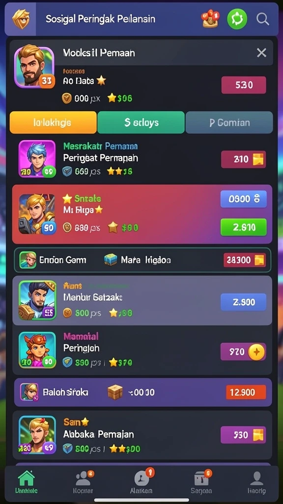 Screenshot menunjukkan tampilan awal yang menarik dari LAMPU777.