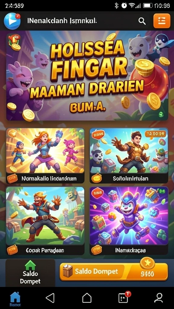 Tangkapan layar menunjukkan aksi seru di dalam permainan.