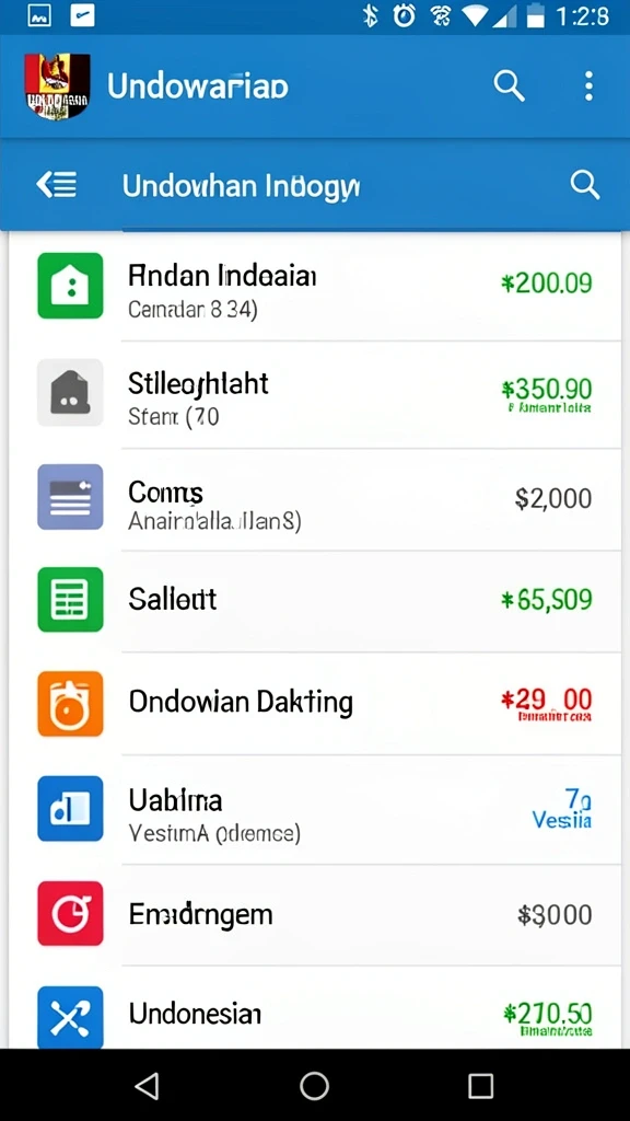 Tampilan karakter yang menarik dan beragam.
