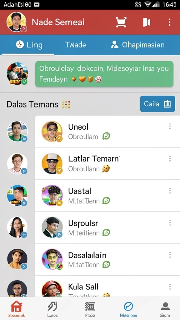 Tampilan antarmuka yang ramah pengguna dan mudah dinavigasi.