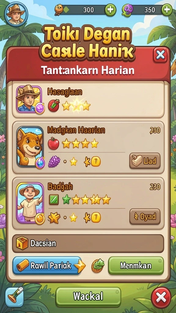 Level baru dengan tantangan yang lebih seru.