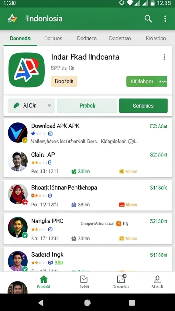 Tampilan awal yang menarik dan penuh warna.
