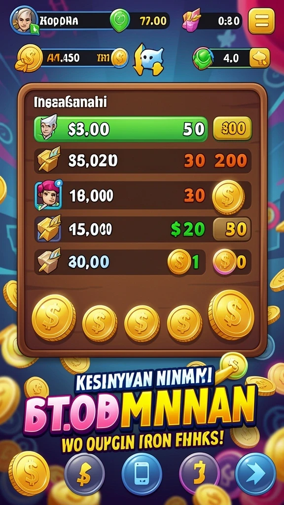 Karakter unik dengan desain yang menarik.