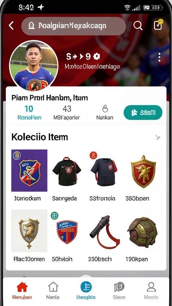 Fitur sosial yang memungkinkan bermain dengan teman.