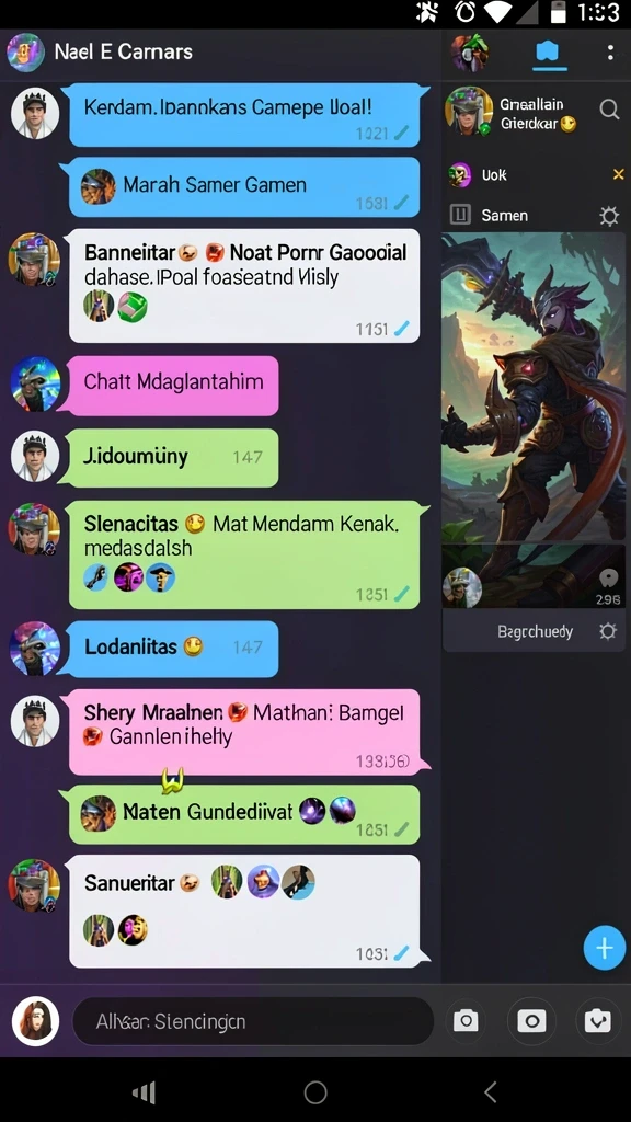Tangkapan layar menampilkan tantangan menarik dalam game.