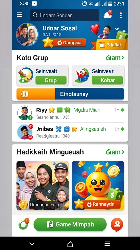 Komunitas aktif dengan dukungan yang kuat.