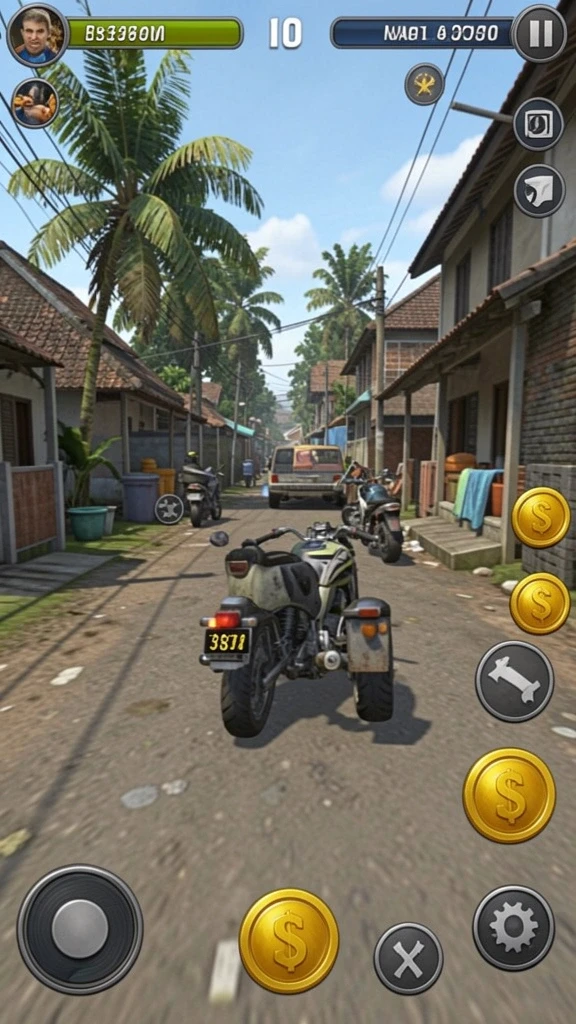 Cuplikan dari mode permainan yang seru dan mendebarkan.