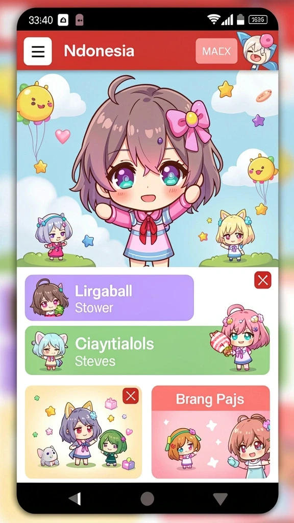 Screenshot menampilkan tampilan awal yang menarik.