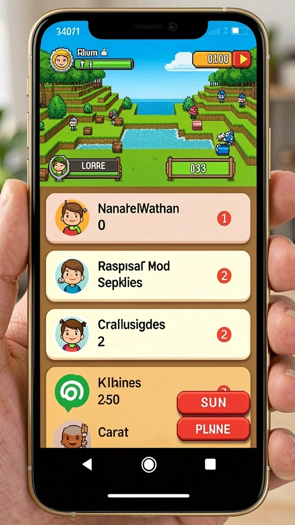 Karakter dengan desain yang unik dan keren.